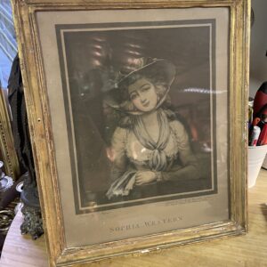 Gravure portrait Sophia Western