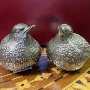 Paire de salières et poivrières